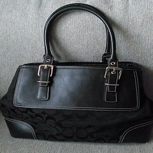Black Coach Hand Purse